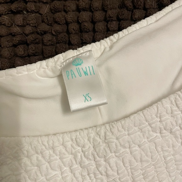 PAWUII White Textured Bikini Set - Picture 7 of 10